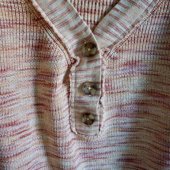 Free People 100% Cotton Mercury Space-Dye Sweater Size M - Picture 7 of 11